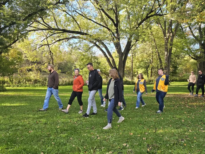 Lions walk Flandrau for diabetes awareness